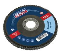 125mm Zirconium Flap Disc - 22mm Bore - Depressed Centre Disc - 40 Grit