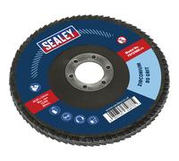 125mm Zirconium Flap Disc - 22mm Bore - Depressed Centre Disc - 80 Grit