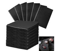 125PCS Dental Bibs Disposable Tattoo Bibs 3 Ply Waterproof Table Covers Supplies Accessories 45 x 33cm (125, Black)