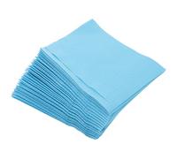 125pcs Sky Blue Disposable Manicure Pad for Nail Art Table Use | Fiber Paper Build, Soft Touch Surface, Dust Absorption, Waterproof Finish, Office and Salon Use