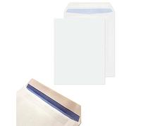 125x C5 Size (Fits A5) No Window Self Seal Envelopes Pack Plain White Home Offices Business