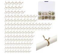 126 Piece Spring Clips Assortment with Storage Box, Hose Clamps, Small Hose Clamps, Hose Clip Set in 10 Sizes M5 to M14, Pipe Clamps for Water Pipe, Air Hose, Motorcycle, Scooter
