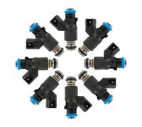 12613411 2010 2011 2012-2017 For Chevy For Avalanche For GMC For Canyon 6.0 5.3 4.8 V8 Flex 8PCS Fuel Injectors Engine Flow Match Fuel Nozzle