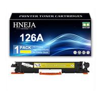 126A Toner Cartridge, Compatible CE311A CE310A CE313A CE312A Toner Cartridges for HP CP1025 CP1025nw M175a M175nw M275nw Printer,Yellow-1 Pack