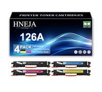 126A Toner Cartridges for HP CP1025 CP1025nw M175a M175nw M275nw Printer, High Yield CE311A CE310A CE313A CE312A Toner Cartridge Replacement,4 Colors-1 Pack