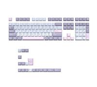 126Keys Macaron Keycaps Set Double Shot Molded Keycaps For Mechanical Keyboard Enhances Typing Aesthetic Keyboard Enhancements