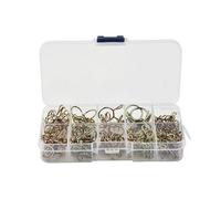 126Pcs 5mm-14mm Spring Clip Fuel Oil Hose Line Air Tube Clamps Assortment Kit for Boats ATVs Motorcycles with Storage Box