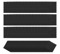 126Pcs Charm Pack for Quilting, 5x5 Inch Cotton Fabric Squares Printed Charm, Squares Soft Quilting Fabric for Sewing DIY Patchwork(Black)