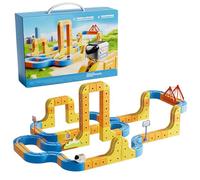 126pcs Train Set For Kids, Antigravity Magnetic Train Track Toys, Flexible Race Track For Boys Girls 3-8 Year Old Christmas Birthday Party Gift