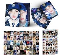 127 pcs SKZ Personal Photocards Stray-Kids 55Pcs Postcards + 72Pcs stickers Cards Felix Bangchan Hyunjin Photo Cards (bangchan)