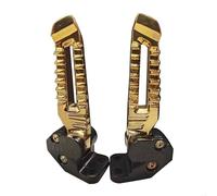 127A Motorcycle Replacement Foot Pegs Footrest Pedal/Fit for 150cc 125cc Pedal Footrests Motorbike Accessories Easy Installation(Gold)