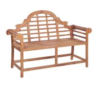 127cm Solid Teak Garden Bench Outdoor Patio Park Seat Heavy Duty Wooden