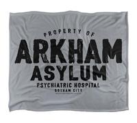 (127cm x 152cm, Grey) Batman Arkham Asylum Blanket