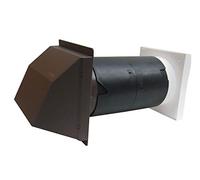 127mm BLACK HOLE VENTILATOR C/W FIXED ANTI-DRAUGHT BAFFLES - K-BM725