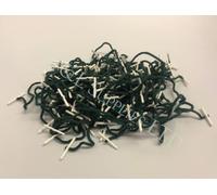 127mm Treasury Tags Plastic Ends Paper Fasteners Green String Tag Paper Binders Binder Document Ties (Pack of 200)