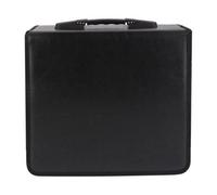 128/400 Capacity Cd Dvd Wallet,lightweight Storage Organizer With Handle For Car 128 Discs