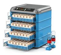 128-500 Egg Incubator, General Purpose Hatching Machine with Automatic Egg Turning, Temperature & Humidity Control and Clear LED Screen for All Kinds of Egg,392