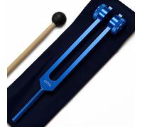 128 Hz OTTO Tuning Fork for Healing with Drawstring Pouch - OSTEOPHONIC application for Sound Healing and Biofield Therapy - Indigo