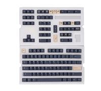 128 Key PBT Mechanical Keyboard Keycap Set, Contrasting Colors Gaming Keycaps with Five - Sided Dye - Sublimation Print for Switch DIY Replacement (Stargazing)