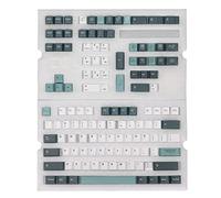 128 Key PBT Mechanical Keyboard Keycap Set, Contrasting Colors Gaming Keycaps with Five - Sided Dye - Sublimation Print for Switch DIY Replacement (Botanical Garden)