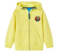 Kids' Hooded Sweatshirt Children Kids Pullover Hoodie with Zip Light Yellow vida