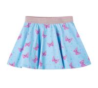 (128) Kids' Skirt Children's Skater Skirt Children Short Skirt Butterfly Print Blue