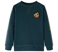 (128) Kids' Sweatshirt Children's Long Sleeves Pullover Toddler Kids' Top Moss Green