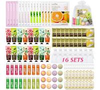 128 Piece Spa Party Supplies for Women Spa Set Includes Lip Balm, Face Masks, Hand Cream, Eye Patches, Compressed Towel, Foot Bath Bombs, Ideal for Gift, Overnight Party Supplies