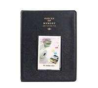 128 Pockets Photo Album card holder for Fujifilm Instax Mini 70 7s 8 8+ 9 11 25 50s 90, Polaroid Z2300, Polaroid PIC-300P Film (black)