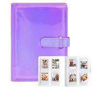 128 Pockets Photo Album for Fujifilm Instax Mini LiPlay 11 12 26 25 9 8+ 8 7S Instant Camera/Mini LINK2 Printer, Snap SnapTouch PIC-300 Z2300 Mint Zip Instant Camera Printer (Nebula Purple)