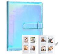 128 Pockets Photo Album for Fujifilm Instax Mini LiPlay 11 12 90 70 50S 26 25 9 8+ 8 7S Instant Camera, Polaroid Snap SnapTouch PIC-300 Z2300 Mint Zip Instant Camera Printer (Magic Light Blue)
