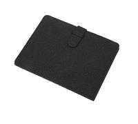 128 Pockets Photo Album forMini 12 11, Large Capacity, High Transparency Pockets, Comprehensive Protection, Multiple Uses, PU Leather, Suitable forMini 12 11 (Black Lace)