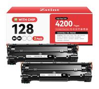128 Toner Cartridge 2-Pack High Yield with Chip Replacement for Canon 128 CRG128 Toner Cartridges Compatible with Canon imageCLASS D550 D530 D520 MF4570DN MF4890DW Faxphone L100 L190 Laser Printers