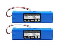12800mAh Battery .Compatible For Lydsto R1. Rechargeable Li-ion Battery Vacuum Cleaner R1 Battery Pack With Capacity(2PCS-12800mAh)