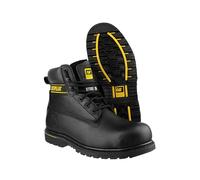 12806-15306-07 Safety Boots Black Holton Size 9 Steel Toe SB HRO SRC By CAT