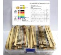 1280Pcs 1/2W 5% 64 Values 1-10M Ohm Carbon Film Resistors Assortment Kit Set AMNzOgOdL