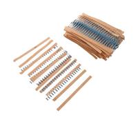 1280pcs 1% Tolerance 1/4w Resistor Kit, Leaded Axial Design | Organized Plastic Storage Case, Stable Long-term Values, for Educators, Hobbyists, Test Circuits and Electronics Lab Benches