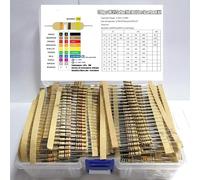 1280PCS 1W 5% 64 Values*20PCS 033-2.2M Ohm Carbon Film Resistor Assorted Kit KzHgIdRY