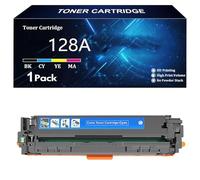 128A Toner Cartridge Replacement for HP 128A CE320A CE321A CE322A CE323A for HP Laserjet Pro CM1411fn 1412tn 1413fn 1415fn 1415fnw 1416fnw CP1521 1522 1523 1525 1527nw Printer,C-1 Pack
