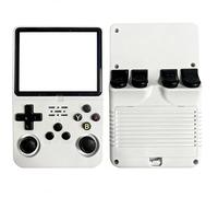 128G Retro Snap Game Console, 2026 New Retro snap Play, R36s Handheld Game Consoles, 3.5-in 4k HD Screen, Long Battery Life, Open Source Games Player (White)