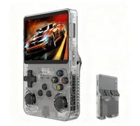 128G Retro Snap Game Console, 2026 New Retro snap Play, R36s Handheld Game Consoles, 3.5-in 4k HD Screen, Long Battery Life, Open Source Games Player (Black)