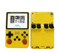 128G Retro Snap Game Console, 2026 New Retro snap Play, R36s Handheld Game Consoles, 3.5-in 4k HD Screen, Long Battery Life, Open Source Games Player (Yellow)