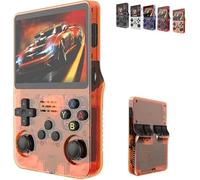 128G Retro Snap Game Console Official, R36s Retro Game Console, Mini Portable Handheld Video Game Consoles, 3.5" IPS HD Screen, Open Source Games Player