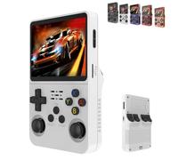 128G Retro Snap Game Console Official, R36s Retro Game Console, Mini Portable Handheld Video Game Consoles, 3.5" IPS HD Screen, Open Source Games Player