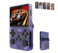 128G Retro Snap Game Console Official, R36s Retro Game Console, Mini Portable Handheld Video Game Consoles, 3.5" IPS HD Screen, Open Source Games Player