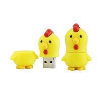 128GB Chicken Shape USB Flash Drive USB Drive USB Stick USB Flash Disk USB Disk Thumb Drive Pen Drive U Disk PenDrive Memory Stick External Storage Flash Memory USB Storage USB 2.0 Stick (Yellow)