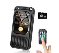 128GB Digital Voice Recorder with 2" Touchscreen & Bluetooth, 3072Kbps HD Dual Mic XIXITPY Audio Recording Device with Playback, Password, A-B Repeat, MP3 for Lectures, Meetings, Interviews