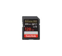 SANDISK - CARDS EXTREME PLUS 128GB SDHC MEMORY CARD 190MB/S 90MB/S UHS-I CLASS
