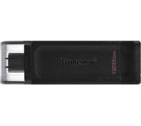 USB Stick Kingston Technology 128GB USB Flash Drive DataTraveler 70 USB-C 3.2 - Black