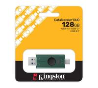 Kingston DataTraveler Duo 128GB Dual Interface Sliding Cap USB Flash D
